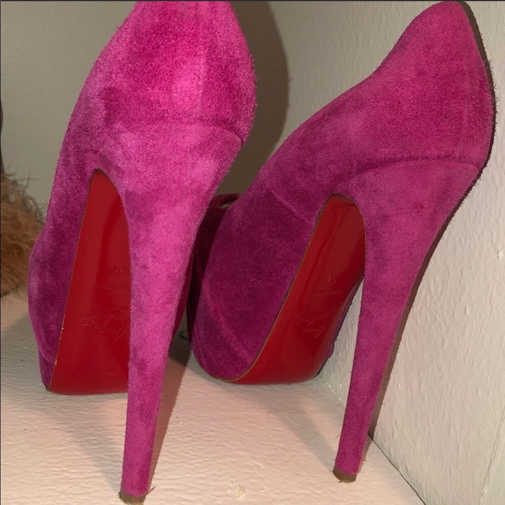 Pink Daffidil Christian Louboutin size 36 - Picture 3 of 4